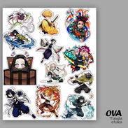 Hoja de pegatinas stickers calcomanías anime videojuegos y gamer - Img 50412882