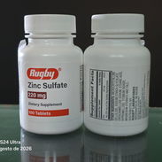 Sulfato de Zinc Adultos 220mg x 100 tabletas - Img 56970279