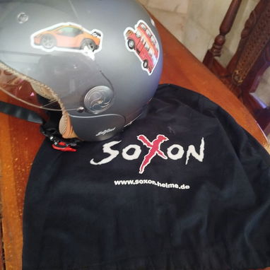 Casco de moto marca SOXON original - Img 118424870