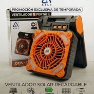 Ventilador Recargable con Panel Solar - Img 55641017