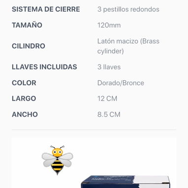 Cerradura tres pasos - Img 121957725