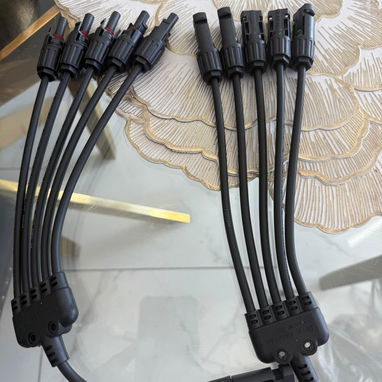 CABLES CONECTORES MC4 DE 5 PUNTAS PARS CONECTAR PANELES SOLARES A LA PLANTA - Img 121127667