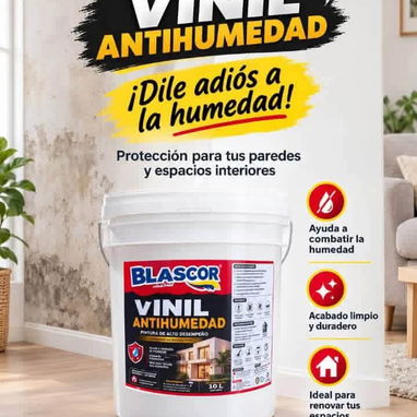 PINTURA DE VINIL TODO LOS COLORES DE 10 LITRO - 2/5