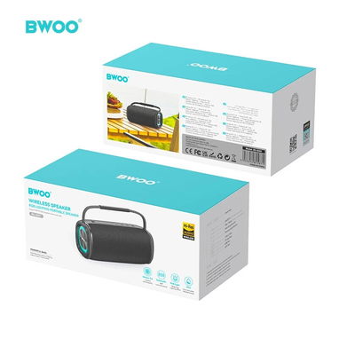 BWOO – Altavoz Bluetooth Dual Bass Portátil con Subwoofer BW‑890 - 3/3