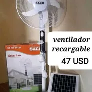 Ventilador recargable saco de pedestal - Img 55402776
