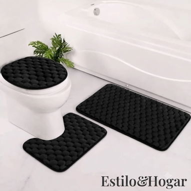 Juego de Alfombra de Baño de 3 Piezas*(EH) - 2/6