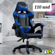 Sillas gamer ergonómicas reclinables para juegos con respaldo alto y apoyo lumbar ajustable - Img 54638942