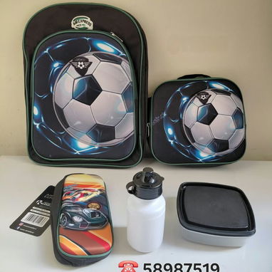 Mochilas 3D con merendero térmico, cartuchera, pomo y pozuelo - 9/9