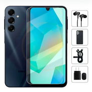 Teléfono Samsung Galaxy A16 4G A165M/DS Latin, 4Gb Ram, 128Gb Almacenamiento, Con Cover, Mica y Audífonos - Negro - Img 55379638