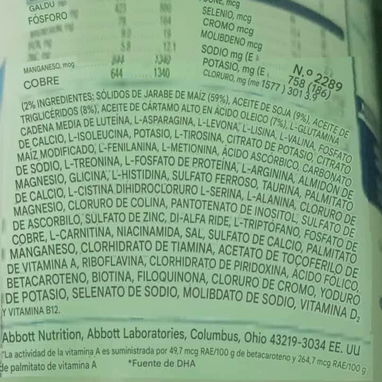 Fórmula EleCareJr sin lactosa ni glúten - 2/3