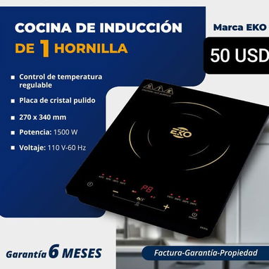 Cocinas de inducción marca Eko de 1 y 2 hornillas ( garantía de 6 meses) - Img 105945200