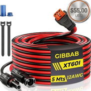 Cable Solar 5 Metros Conector XT60i y MC4 - Img 56498207