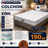 🛌🏿 MATRIMONIAL 🛌🏿 COLCHON EON SELLADO AL VACIO. ENTREGA GRATIS CON FACTURA Y GARANTIA. 📲 54833699 - Img 56541414