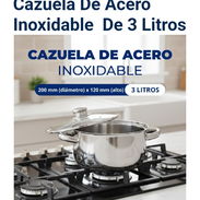 Cazuela de acero inoxidable de 3lt - Img 55310444