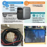 Ecoflow delta 3 plus + 2 cables de 10 metros + 2 paneles solares de 450 watt  🚗con transporte - Img 57756208