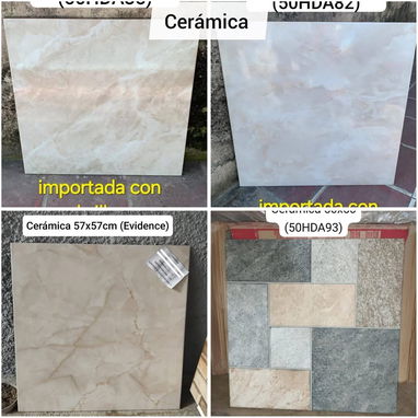 Venta de losas, contamos con:  🧱 Cerámica importada 🧱 Porcelanato rectificado - Img 123817681