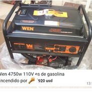 Planta eléctrica 4750 w gasolina - Img 57801598