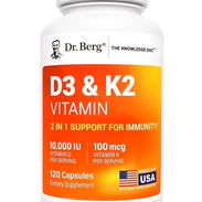 Vitamina D3 + K2 Fórmula 7 en 1(La mejor) - Img 55273903