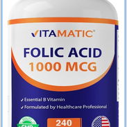 Ácido Fólico 1mg(240 tabletas) - Img 57369510