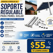 ✨ SOPORTE PARA PANEL ✨ Soportes para Paneles solares ✅ Contiene accesorios de montaje 🛡️ Garantía: 7 dias 🚚 ENVÍO X C - Img 57885938