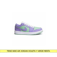 TENIS NIKE AIR JORDAN VIOLETA Y VERDE MENTA - Img 55759588