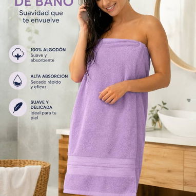🏠 Toallas de Baño 100% ALGODÓN (Varios Colores) - 8/10