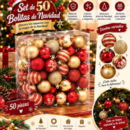 Set de 50 bolas de navidad 15 usd 55827651 - Img 57889619