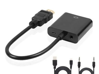 Vendo mouse inalámbrico, adaptador bluetooth 5.0 mini USB, HUB usb 3.0, convertidor HDMI a VGA - Img 57873163
