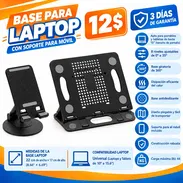 Base para laptop con soporte para movil - Img 58177175