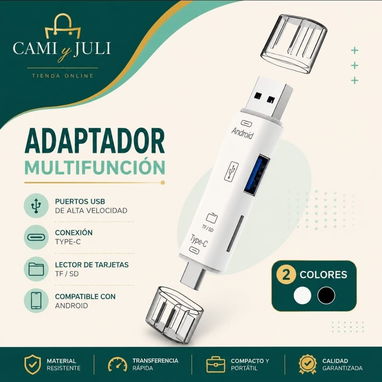 🛍️ Lector de tarjetas con otg, adaptador - 2/2