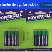 Estuche de 4 pilas AAA en venta - Img 55959141