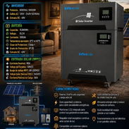 Inversor InfiniSolar todo en uno de 6kw con 15kw de respaldo en Oferta x solo 4250 USD con garantía y mensajería gratis - Img 57332737