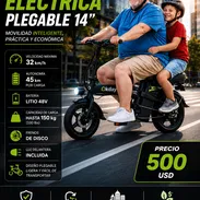 ⚡🚲 BICICLETA ELÉCTRICA PLEGABLE 14” 🚲⚡ - Img 55896513