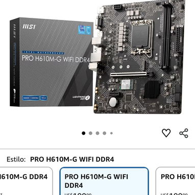 Board ProH610M-G Wifi DDR4 - Img 123380055
