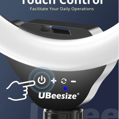 Aro de luz LED UBeesize de 12 pulgadas con trípode de 62 pulgadas TBC001 🌐 - Img 127568894