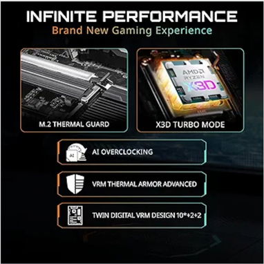 Vendo Gigabyte B850M Placa Madre Gaming X WiFi6E DDR5 Socket AM5 - Img 126531111
