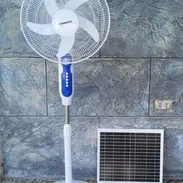 *Ventilador Recargable marca DAWANG de 16 pulgadas con panel solar* - Precio 80 USD - Garantía 7 días - Img 56610954