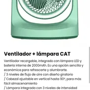 Ventilador + lámpara CAT. Nuevo - Img 51792065