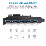 hub (multipuertos) usb 3.0 de 7 puertos - Img 56184724