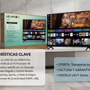 Smart TV LG 55 Pulgadas 4K | $600 USD | Transporte Incluido, Factura y Garantía Oficial | Procesador AI a7 - Img 57919106