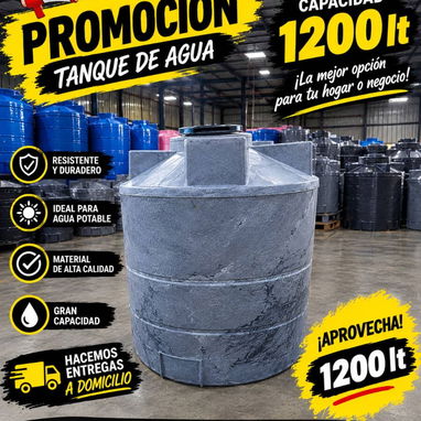 Tanques plásticos para agua de todas las capacidades 📞 50248593 - 4/10