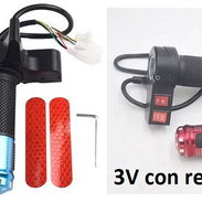 J31 Puño de 3 velocidades con retroceso para motos, bicimotos y triciclos: 10 USD - Img 56118134