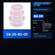 JUEGO DE 3 POZUELOS CON TAPA REDONDO TC-3RR VPT -0038 - Img 57891337