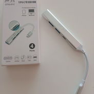 Conector Otg tipo C 4 puertos $2400. Base para movil $1400. - Img 55393687
