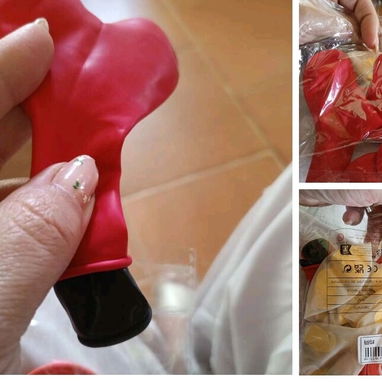 馃巿Set de 15 globos de coraz贸n y confeti $2000 - Img 114315651