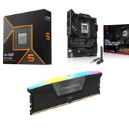 🆕 Asus ROG Strix B650E-F Gaming Wifi- AMD Ryzen 5 9600X - 16GB RGB Corsair 6400mhz - Img 50011886