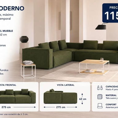 ‼️Muebles de alta calidad y confort(empacados al vacío) - Img 123461115