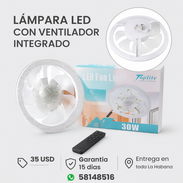 LÁMPARA LED CON VENTILADOR INTEGRADO - Img 54393431