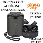 COMBO ESPECIAL POR EL DÍA DE LAS MADRES BOCINA CON AUDÍFONOS INÁLAMBRICOS AUT 212, ENTREGA DE FACTURA - Img 55176837