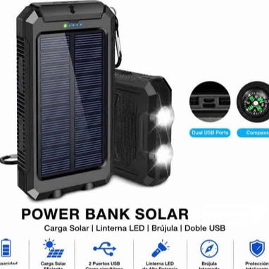 Cargador/Linterna portátil solar 20000mAh - 2/4